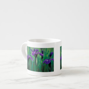 Tasse Expresso NA, États-Unis, Alaska, île Knight, Iris sauvage