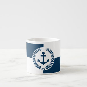 Tasse Expresso Nautical themed design