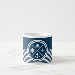 Tasse Expresso Nautical themed design