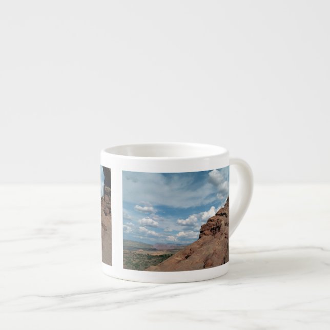 Tasse Expresso North Window Arch Utah Desert Paysage Photo (Devant droit)