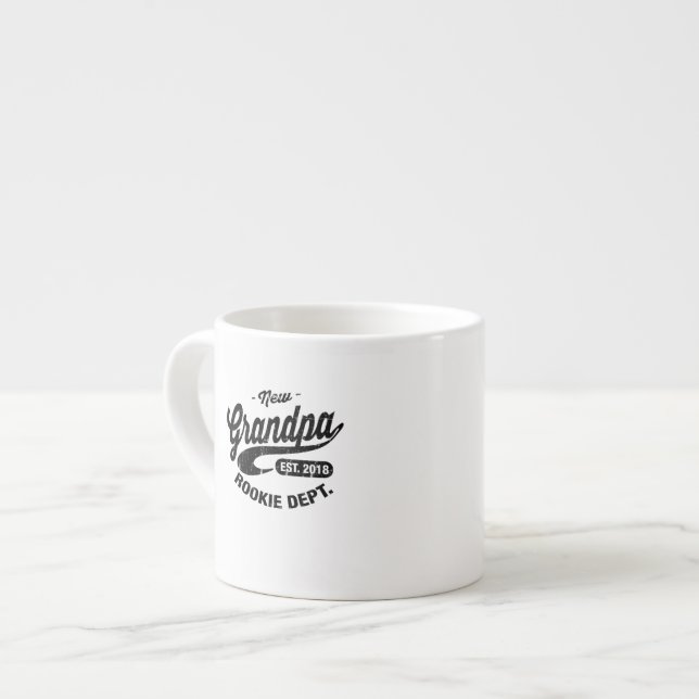 Tasse Expresso Nouveau grand-papa 2018 (Devant gauche)