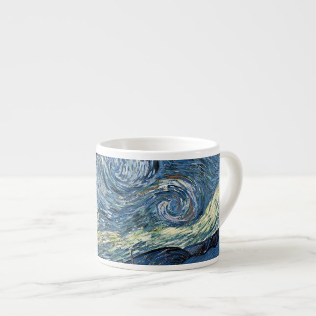 Tasse Expresso Nuit Van Gogh Starry (Devant droit)