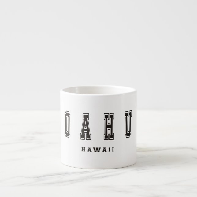 Tasse Expresso Oahu Hawaï (Devant)
