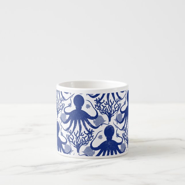 Tasse Expresso octopus (Devant)