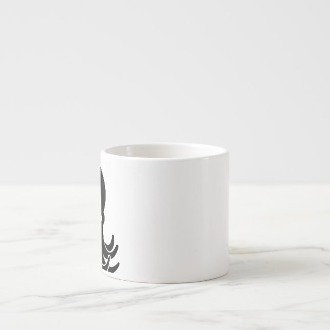 Tasse Expresso Octopus plat (Devant)