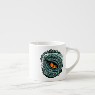 Tasse Expresso Œil de prédateur reptile primal