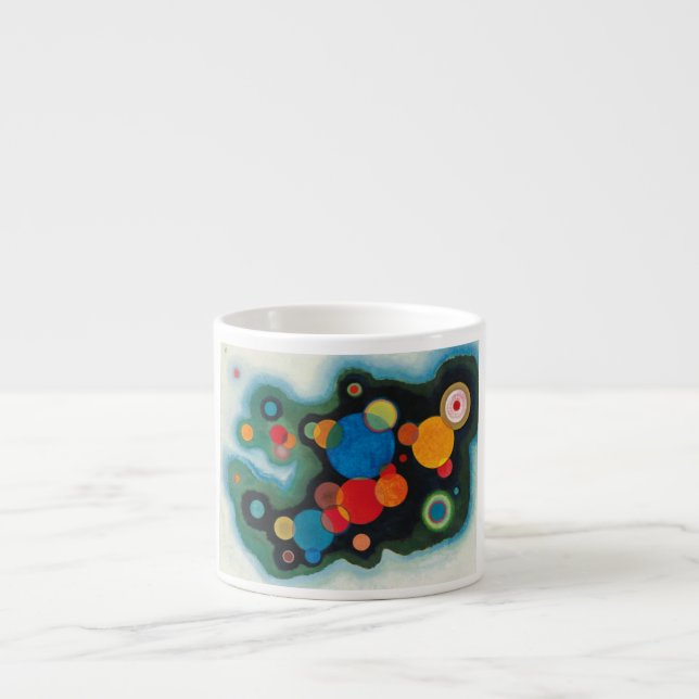 Tasse Expresso Oeuvre Abstraite de Deepened Impulse par Kandinsky (Devant)