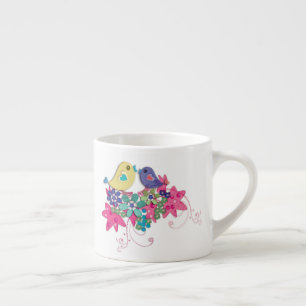 Tasse Expresso Oiseaux, verre