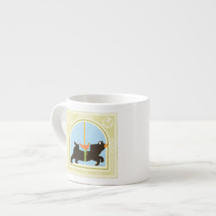 Tasse Expresso Ours de carrousel par Juin Erica Vess