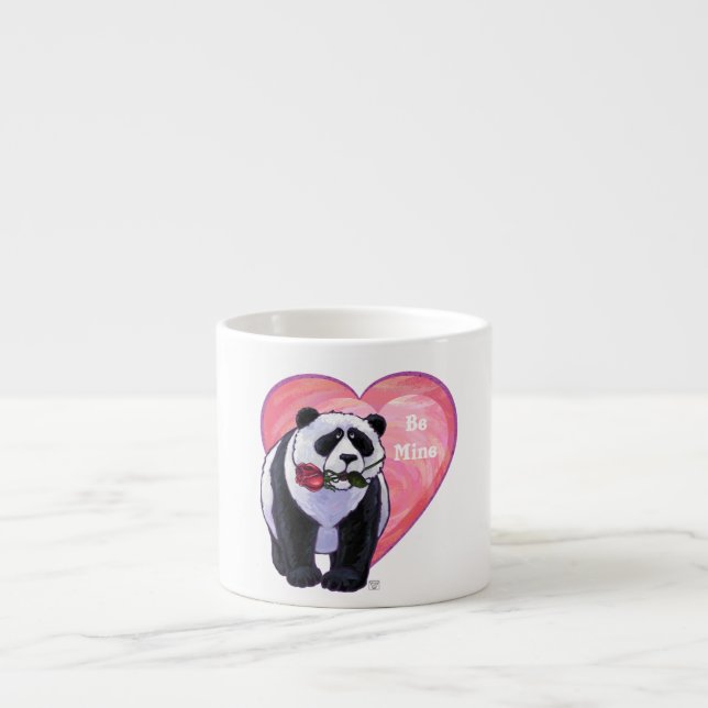 Tasse Expresso Panda Bear Saint Valentin (Devant)