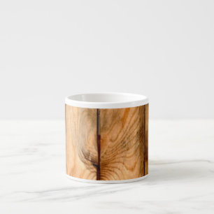 Tasse Expresso Panneaux en bois rustiques de PixDezines