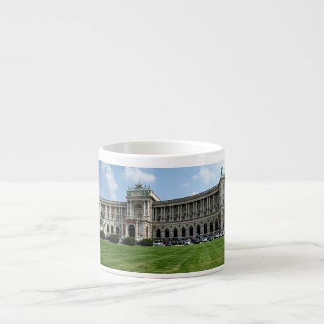 Tasse Expresso Panorama de Hofburg (Devant)