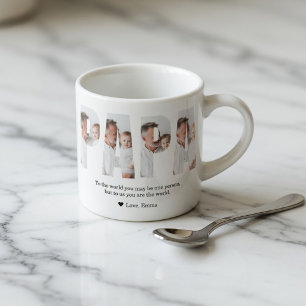 Tasse Expresso Papa personnalisé Meilleur papa du monde Cadeau