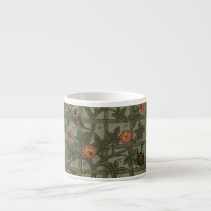 Tasse Expresso Papier peint en treillis de William Morris
