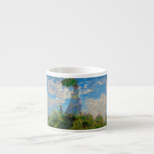 Tasse Expresso Parasol Monet Femme Impressionnisme