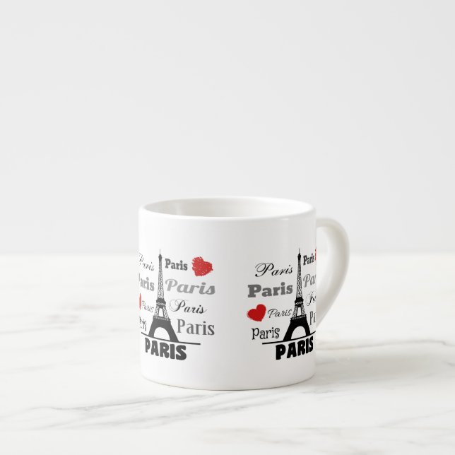 Tasse Expresso Paris (Devant droit)