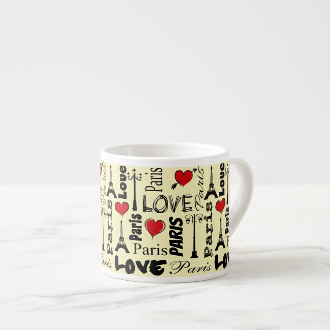 Tasse Expresso Paris (Devant droit)