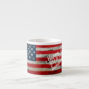 Tasse Expresso Patriotique 4 juillet Fête de l'Indépendance