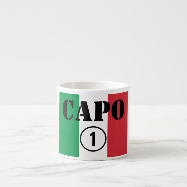 Tasse Expresso Patrons italiens : L'ONU de Numero de capo (Devant)
