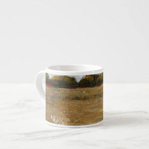 Tasse Expresso Paysage vert luxuriant de campagne