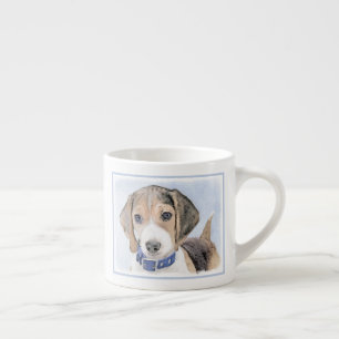 Tasse Expresso Peinture beagle - Cute Original Chien Art