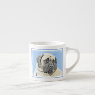 Tasse Expresso Peinture Mastiff (Fawn) anglaise - Art Chien origi