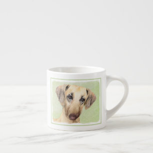 Tasse Expresso Peinture Sloughis - Joli art original pour chien