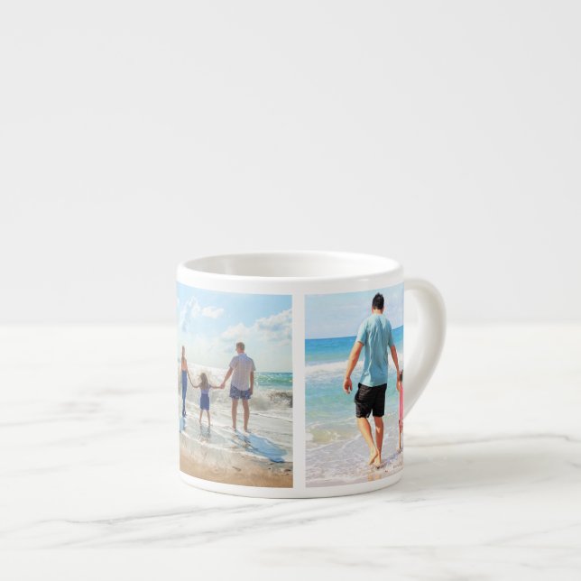 Tasse Expresso Personnalisez Votre Collage Photo Espresso Cup Per (Devant droit)