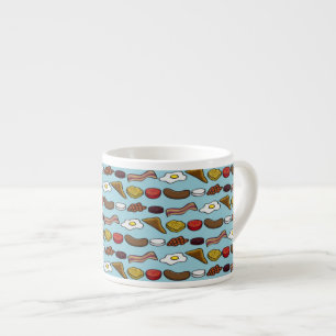 Tasse Expresso Petit déjeuner frit