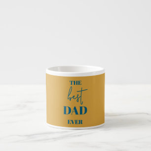 Tasse Expresso Photo Papa & Enfant - Cadre Coeur Meilleur Papa Ja