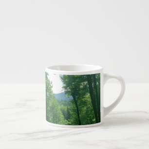 Tasse Expresso Photographie du paysage de la forêt verte