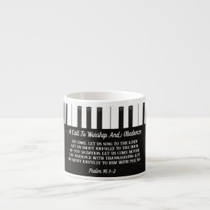 Tasse Expresso Piano noir et blanc