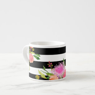 Tasse Expresso PixDezines floral/aquarelle/ranunculus