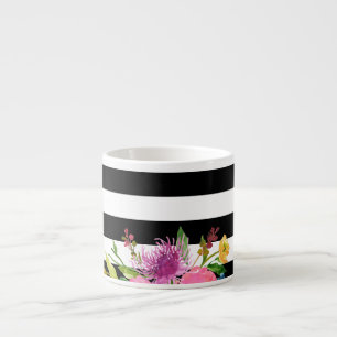 Tasse Expresso PixDezines floral/aquarelle/ranunculus