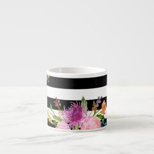 Tasse Expresso PixDezines floral/aquarelle/ranunculus