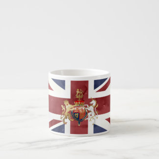 Tasse Expresso PIXDEZINES WATERCOLOR UNION JACK and INSIGNIA