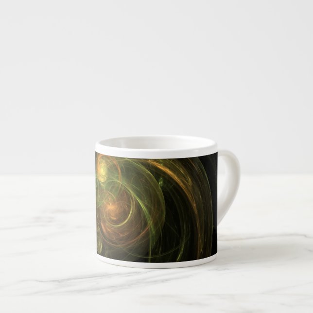 Tasse Expresso Planète verte (Devant droit)