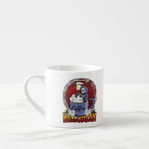 Tasse Expresso Plier Café Et Être Effrayant