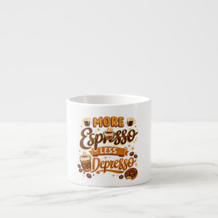 Tasse Expresso Plus d'Espresso Moins de Dépression