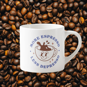 Tasse Expresso Plus d'expresso, moins de dépresso Sarcastique drô