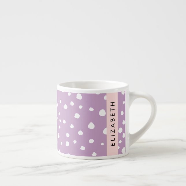 Tasse Expresso Points Dalmatiens Lilac, Points Dalmatiens, Votre  (Droite)