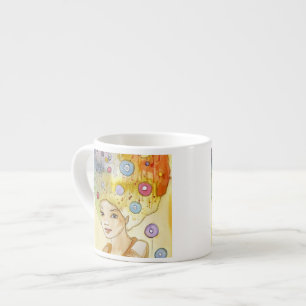 Tasse Expresso Portrait abstrait