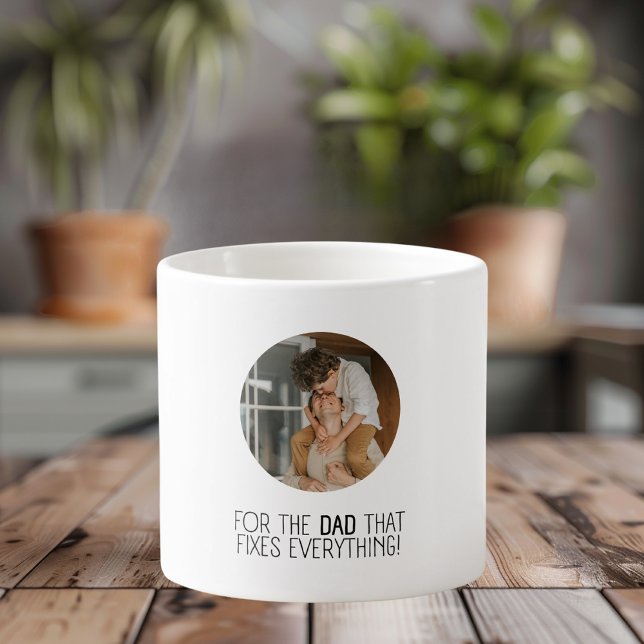 Tasse Expresso Pour le père qui répare tout" (Créateur téléchargé)
