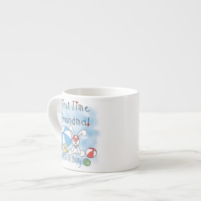 Tasse Expresso Première Grand-mère des cadeaux de garçon (Devant gauche)