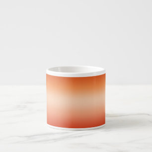 Tasse Expresso Pretty Ombre Hot Summer Orange & Apricot Gradient