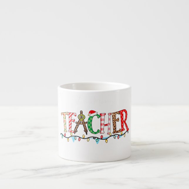 Tasse Expresso Professeur de fête (Devant)