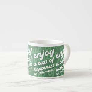 Tasse Expresso Profitez d'une coupe de bonheur Musique motivati