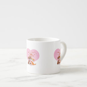 Tasse Expresso Puppy et Kitten Love