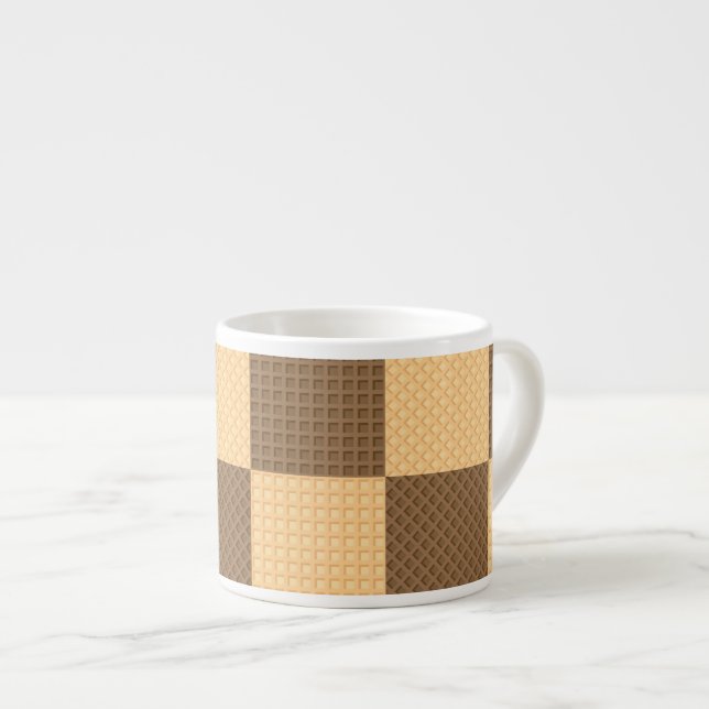 Tasse Expresso Quatre gaufrettes (Devant droit)