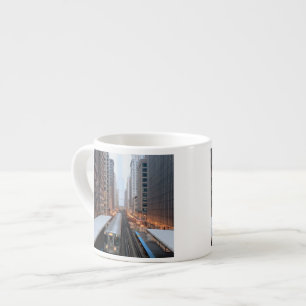 Tasse Expresso Rail élevé Chicago du centre au-dessus de Wabash